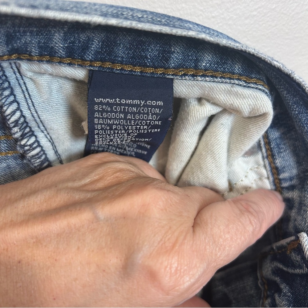 Vintage Tommy Hilfiger Men’s Jeans Size 36 Blue denim pants straight leg - Picture 11 of 12